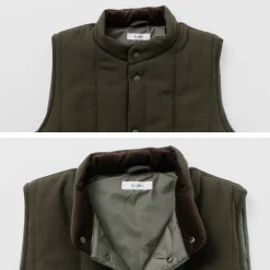 FUJITO Vests^/ Ski vest Wool serge