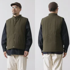 FUJITO Vests^/ Ski vest Wool serge