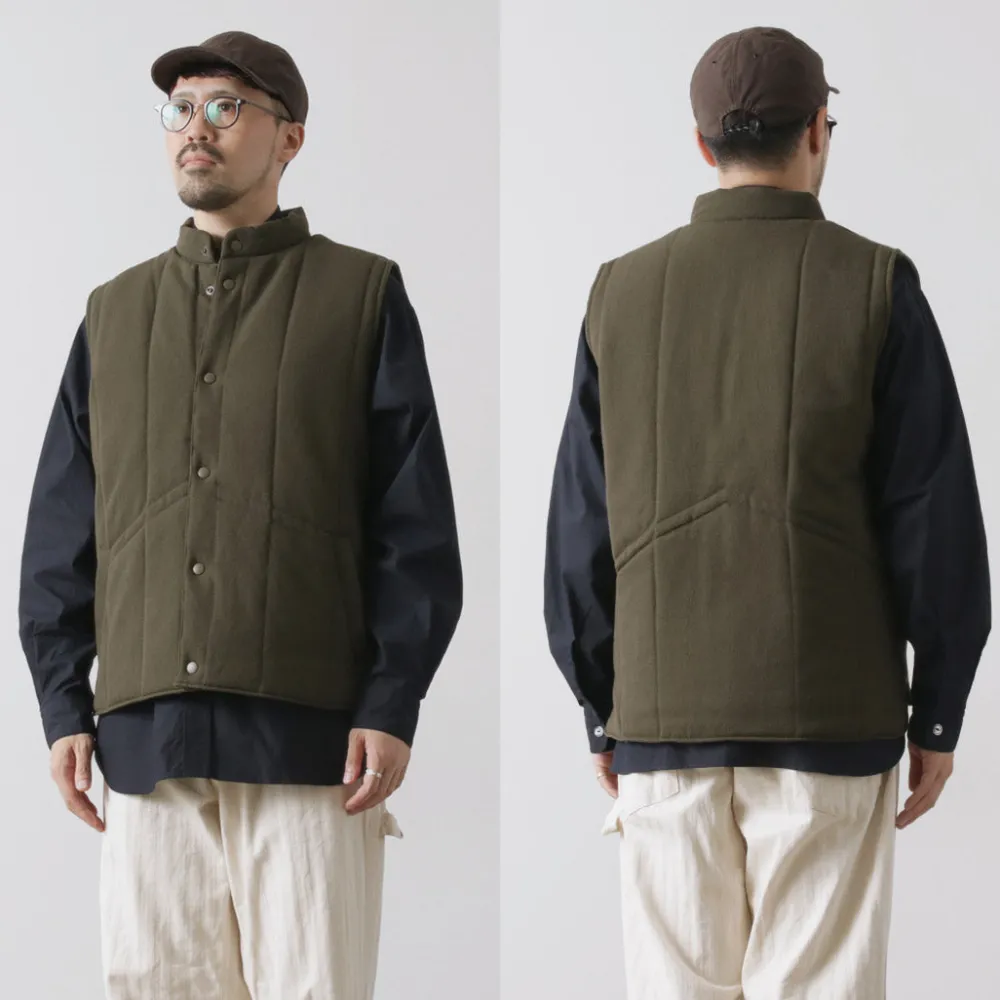 FUJITO Vests^/ Ski vest Wool serge