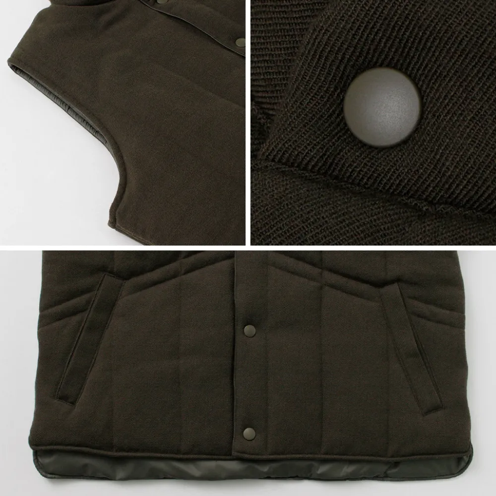 FUJITO Vests^/ Ski vest Wool serge
