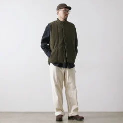 FUJITO Vests^/ Ski vest Wool serge