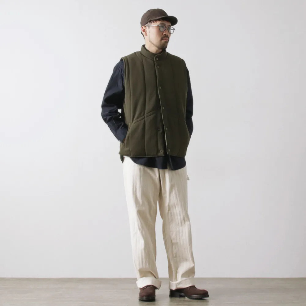 FUJITO Vests^/ Ski vest Wool serge