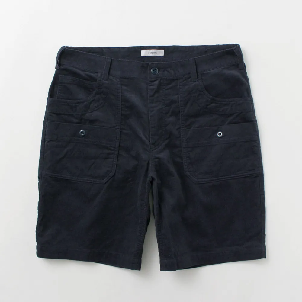 FUJITO Shorts^/ Summer corduroy Explorer Shorts