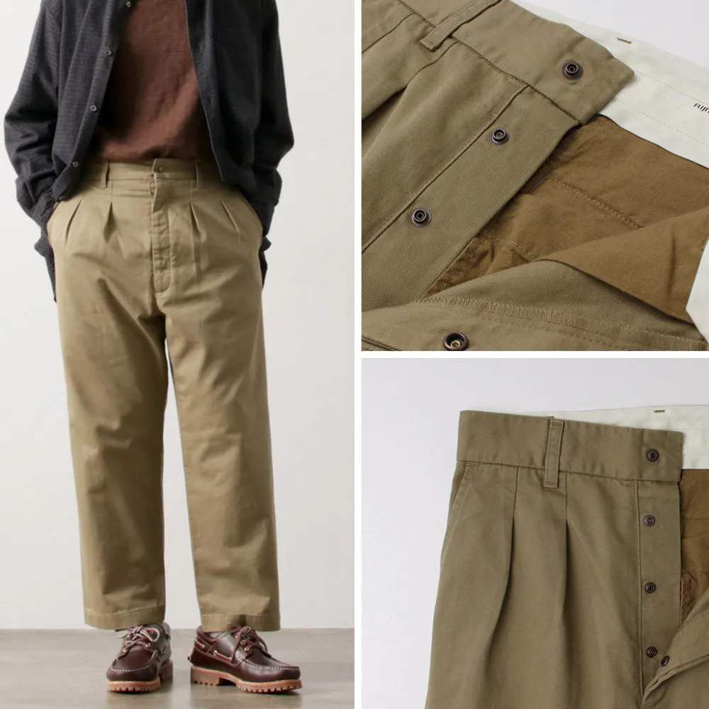 FUJITO Work Pants & Chinos^/ 2-Tuck Trousers Chino
