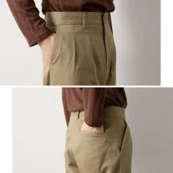 FUJITO Work Pants & Chinos^/ 2-Tuck Trousers Chino
