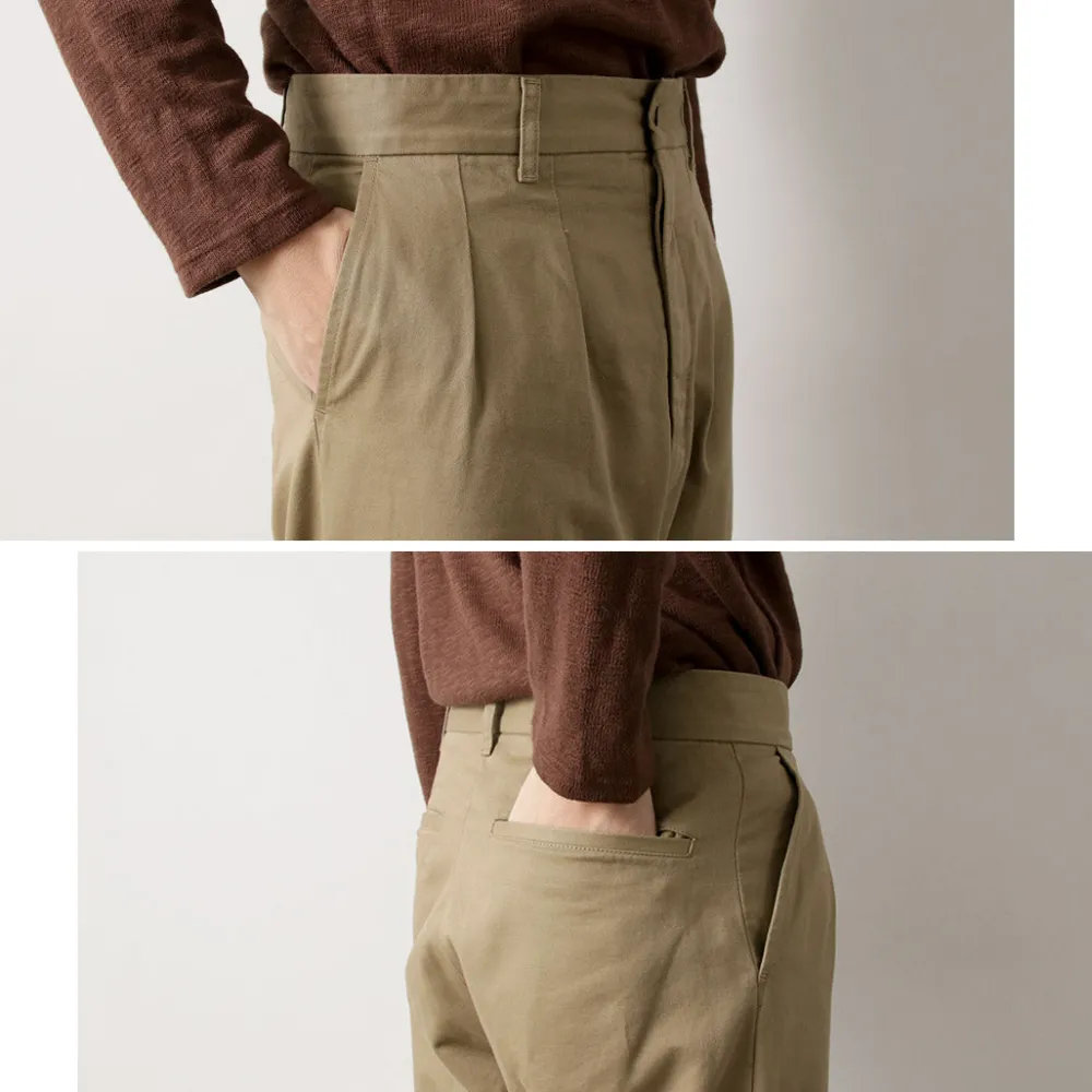 FUJITO Work Pants & Chinos^/ 2-Tuck Trousers Chino