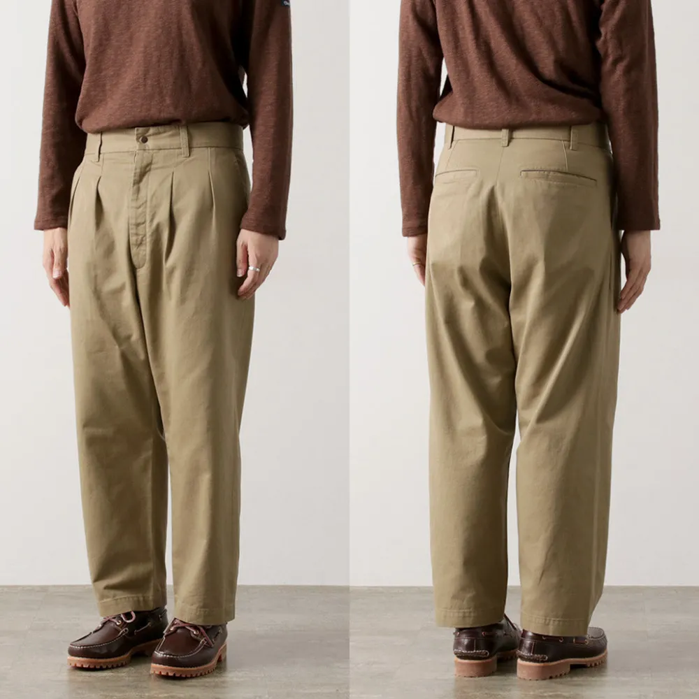 FUJITO Work Pants & Chinos^/ 2-Tuck Trousers Chino