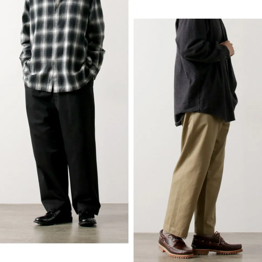 FUJITO Work Pants & Chinos^/ 2-Tuck Trousers Chino