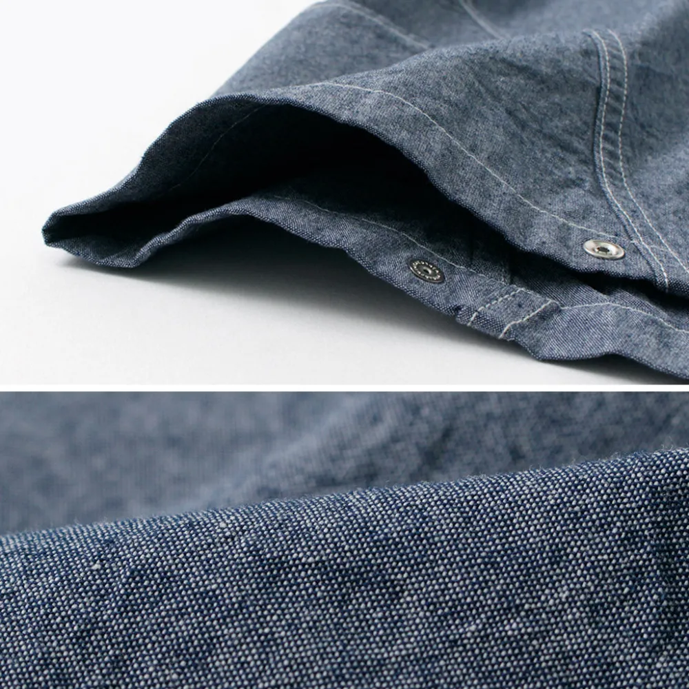 GARAGE GREEN WORKS Shirts^/ Half Sleeve Dungaree Shirt