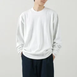 GICIPI Knits^/ ORSO Crew Neck Ribbed Long Sleeve Milano Rib Knit Sewn