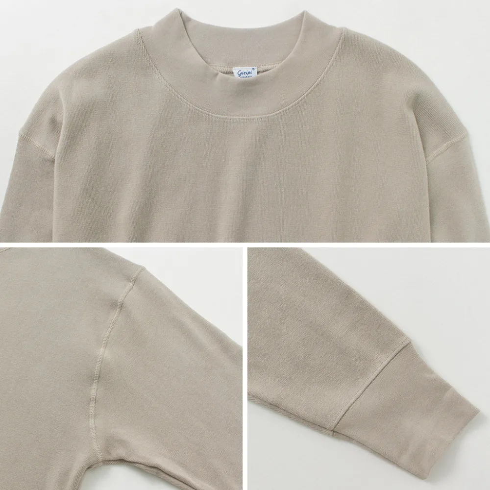 GICIPI Knits^/ ORSO Crew Neck Ribbed Long Sleeve Milano Rib Knit Sewn