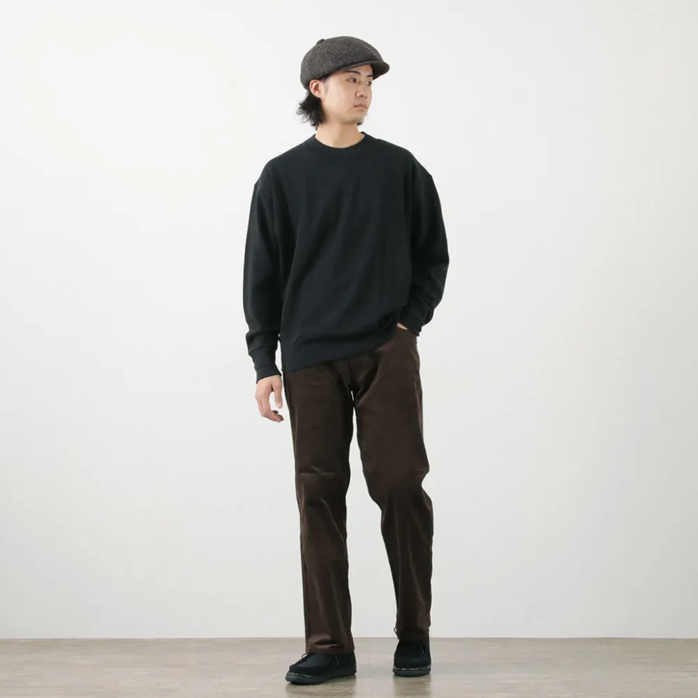 GICIPI Knits^/ ORSO Crew Neck Ribbed Long Sleeve Milano Rib Knit Sewn