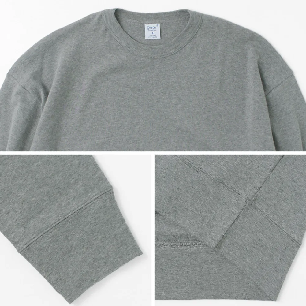 GICIPI T-Shirts^/ RAZZA RAZZA Crew Neck Long Sleeve Cut and Sewn