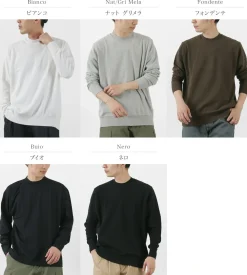 GICIPI Knits^/ Riccio Riccio Crew Neck Relaxed Fit Long Sleeve Knit Sewn
