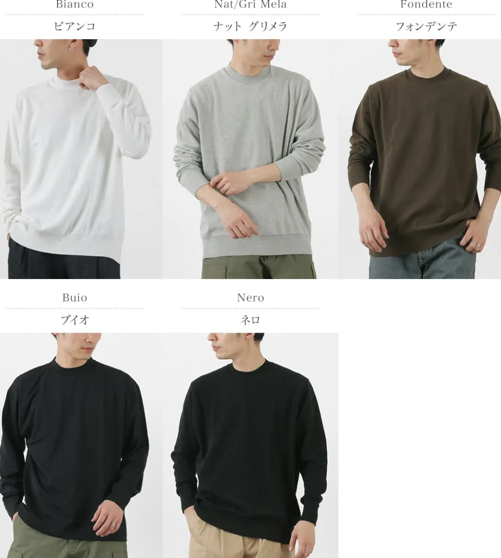 GICIPI Knits^/ Riccio Riccio Crew Neck Relaxed Fit Long Sleeve Knit Sewn