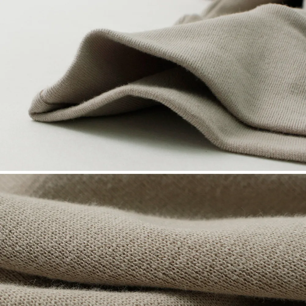 GICIPI Knits^/ SCIMMIA Mockneck Ribbed Long Sleeve Milano Rib Knit Sewn