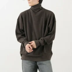 GICIPI Knits^/ SCIMMIA Mockneck Ribbed Long Sleeve Milano Rib Knit Sewn