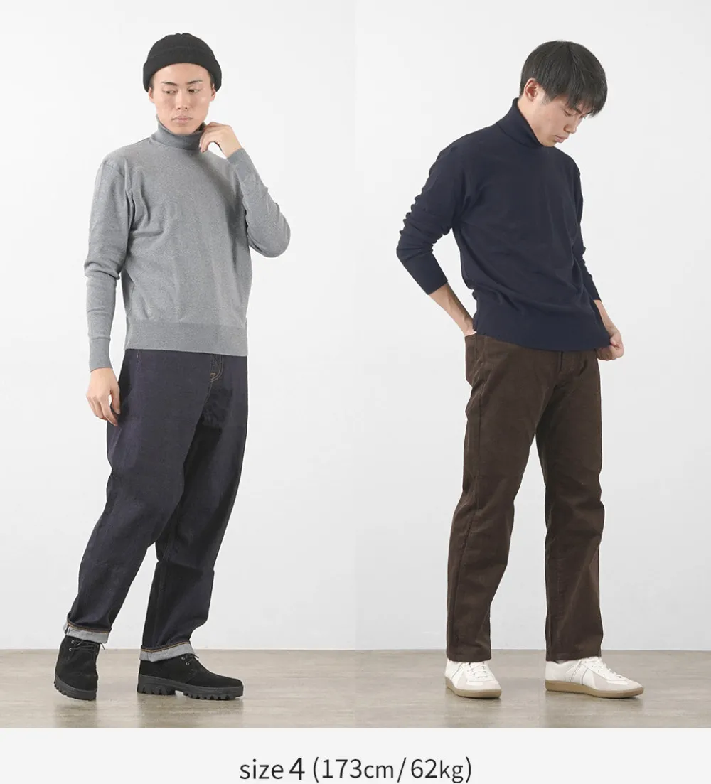 GICIPI Knits^/ TIGRE Turtle Neck Relaxed Fit Knit Sewn