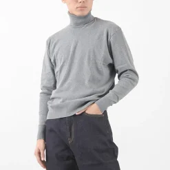 GICIPI Knits^/ TIGRE Turtle Neck Relaxed Fit Knit Sewn
