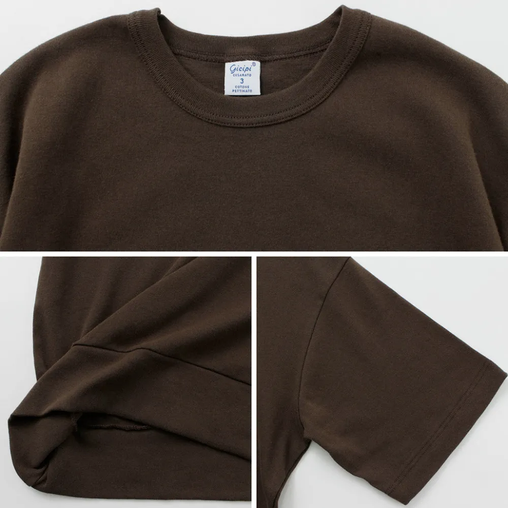 GICIPI T-Shirts^/ TONNNO Relaxed Fit Crew Neck T-Shirt