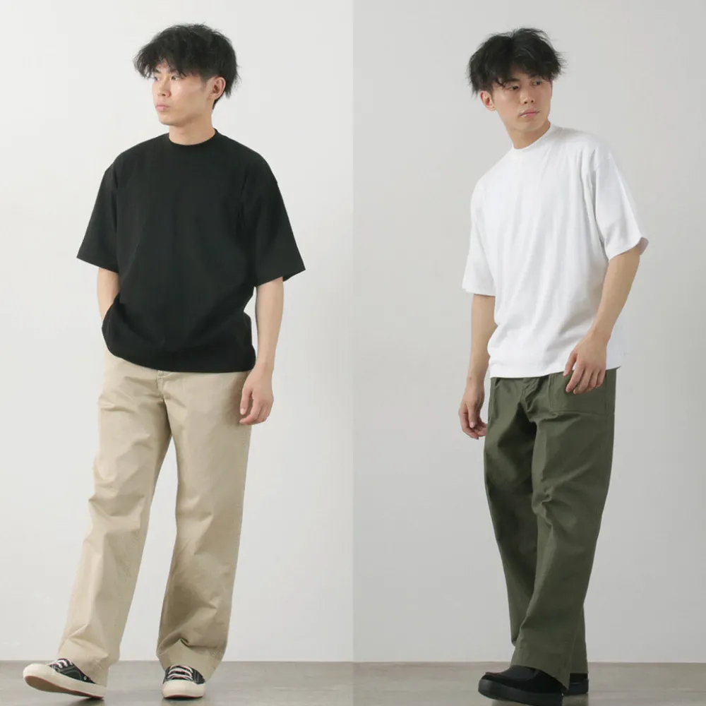 GICIPI T-Shirts^/ VONGOLA Mock Neck Relaxed Fit Milled T-Shirt