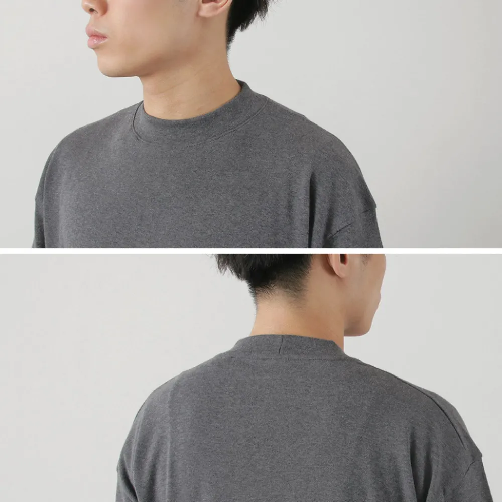 GICIPI T-Shirts^/ VONGOLA Mock Neck Relaxed Fit Milled T-Shirt