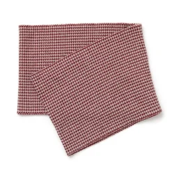 GILBERT WILSON OF HA Scarfs^/ Staggered Check Merino Wool Snood
