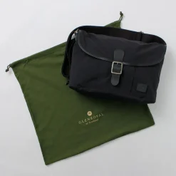 GLENROYAL Shoulder Bags^/ Flap Shoulder Bag Nylon Tussah black