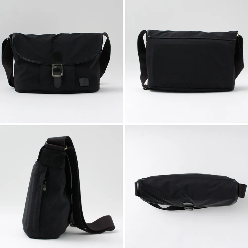 GLENROYAL Shoulder Bags^/ Flap Shoulder Bag Nylon Tussah black
