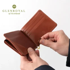 GLENROYAL Wallets^/ MONEY CLIP WITH COIN POCKET