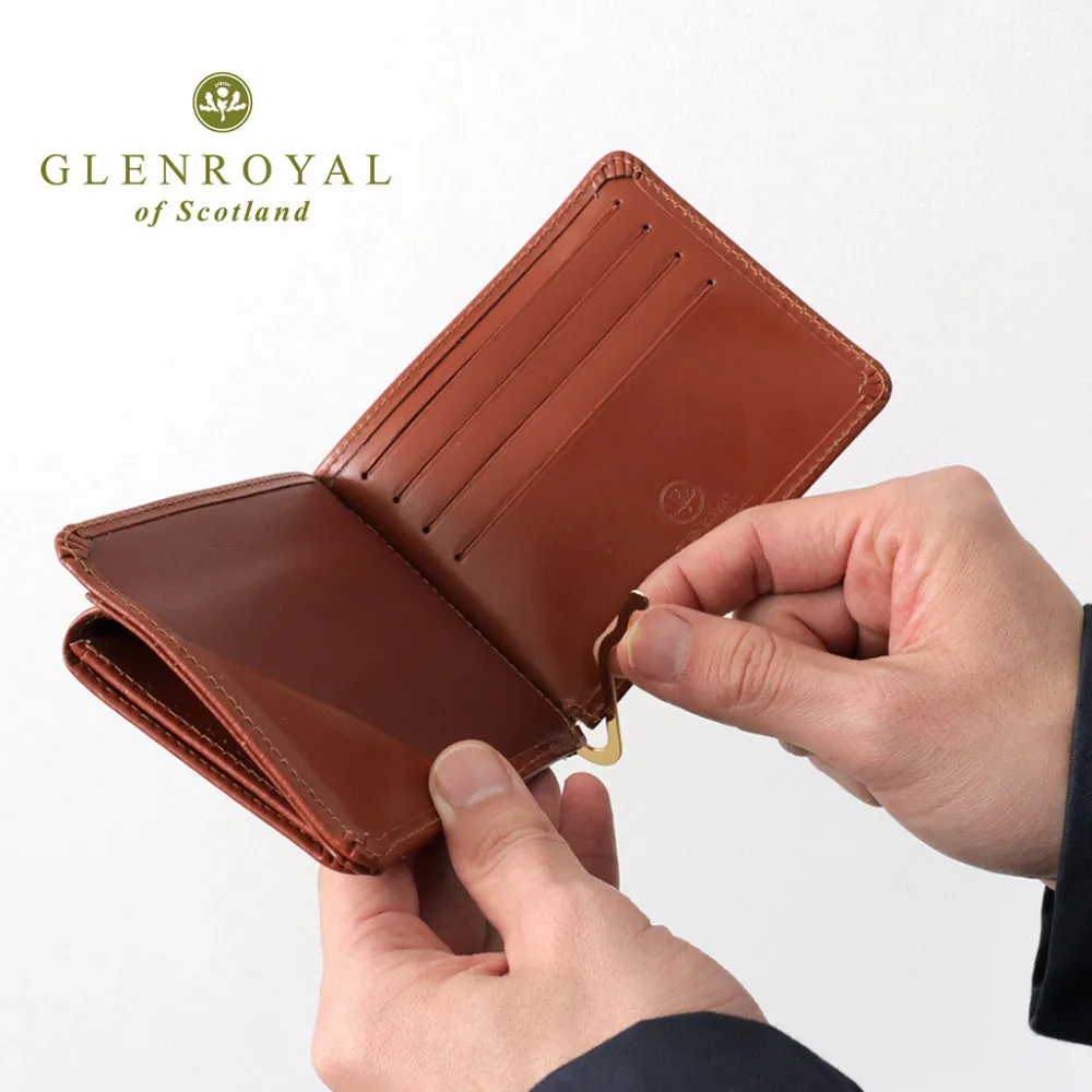 GLENROYAL Wallets^/ MONEY CLIP WITH COIN POCKET