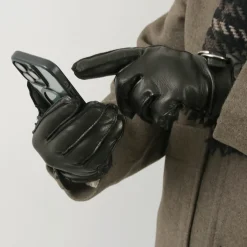 GLOVES Gloves^/ Touch Lambskin Ring Belt