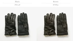 GLOVES Gloves^/ Touch Lambskin Ring Belt