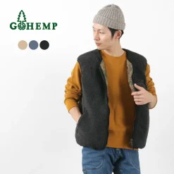 GOHEMP Vests^/ Brown Lodge Vest