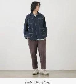 GOHEMP Jackets^/ Coverall Jacket navy
