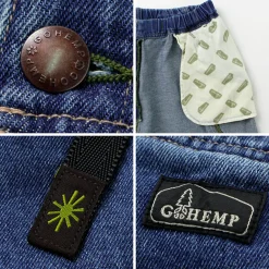GOHEMP Shorts^/ Explorer Hybrid Shorts denim