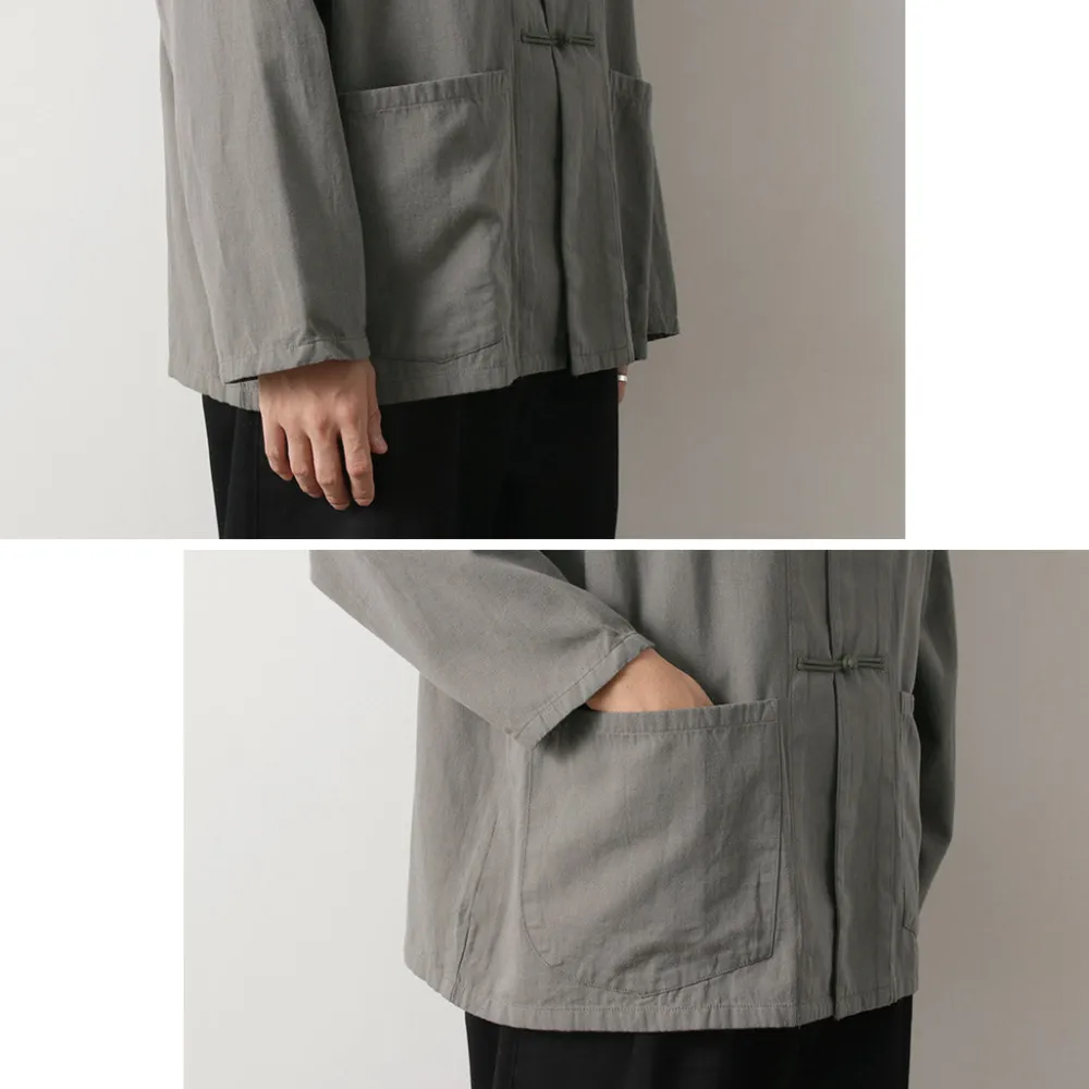 GOHEMP Shirts^/ Goku wide long-sleeved shirt