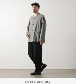 GOHEMP Shirts^/ Goku wide long-sleeved shirt