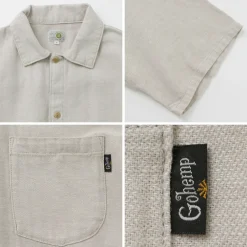 GOHEMP Shirts^/ Greenhill Shirt Hemp Cotton Broken Twill