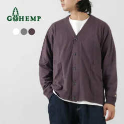 GOHEMP Cardigans^/ Hemp Basic Cardigan