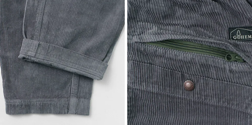 GOHEMP Work Pants & Chinos^/ Hemp Corduroy Traveler Easy Pants Wide Tapered