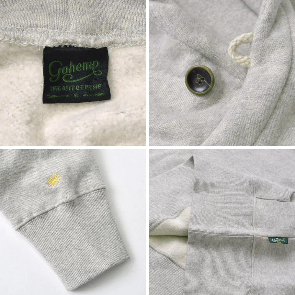 GOHEMP Sweatshirts^/ Hemp Shawl Hoodie
