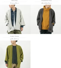 GOHEMP Cardigans^/ Hemp Sweatshirt Haori Cardigan