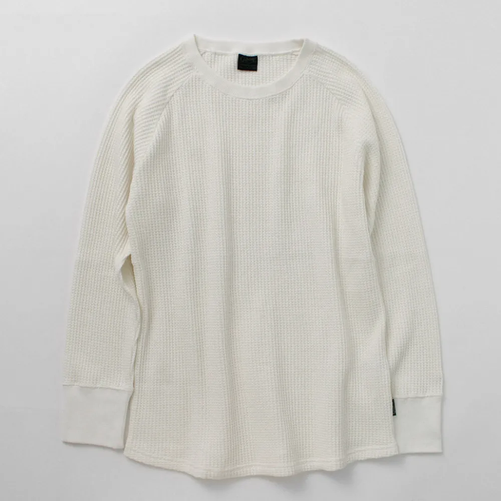 GOHEMP T-Shirts^/ Hemp Waffle BASIC Raglan Crew