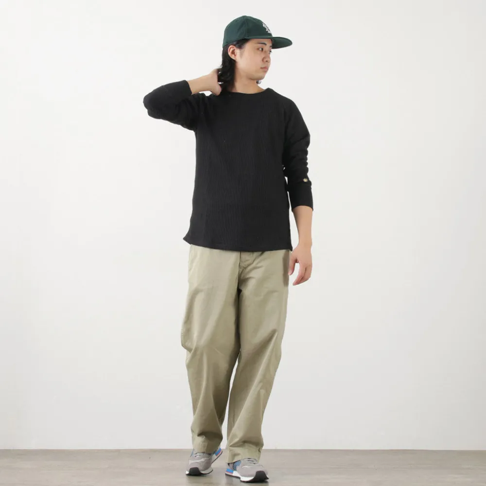GOHEMP T-Shirts^/ Hemp Waffle BASIC Raglan Crew