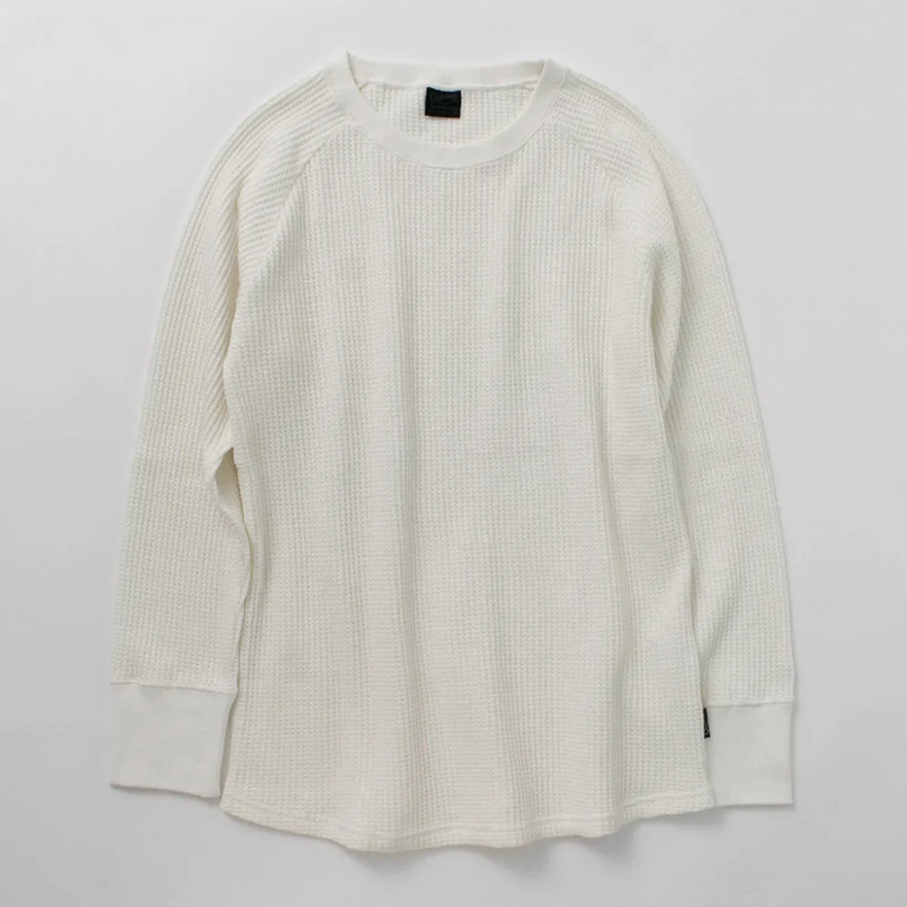 GOHEMP T-Shirts^/ Hemp Waffle BASIC Raglan Crew