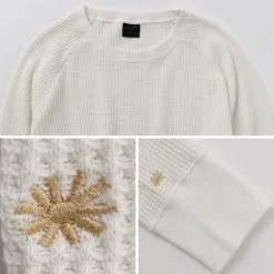 GOHEMP T-Shirts^/ Hemp Waffle BASIC Raglan Crew