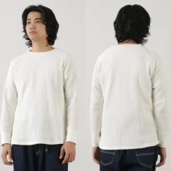 GOHEMP T-Shirts^/ Hemp Waffle BASIC Raglan Crew