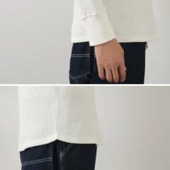 GOHEMP T-Shirts^/ Hemp Waffle BASIC Raglan Crew