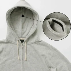 GOHEMP Sweatshirts^/ Hemp Zip-Up Hoodie
